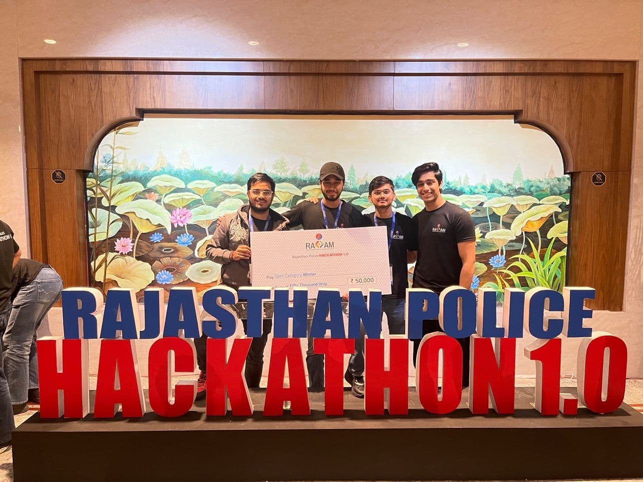 achievement-Winner - Rajasthan Police Hackathon 1.0