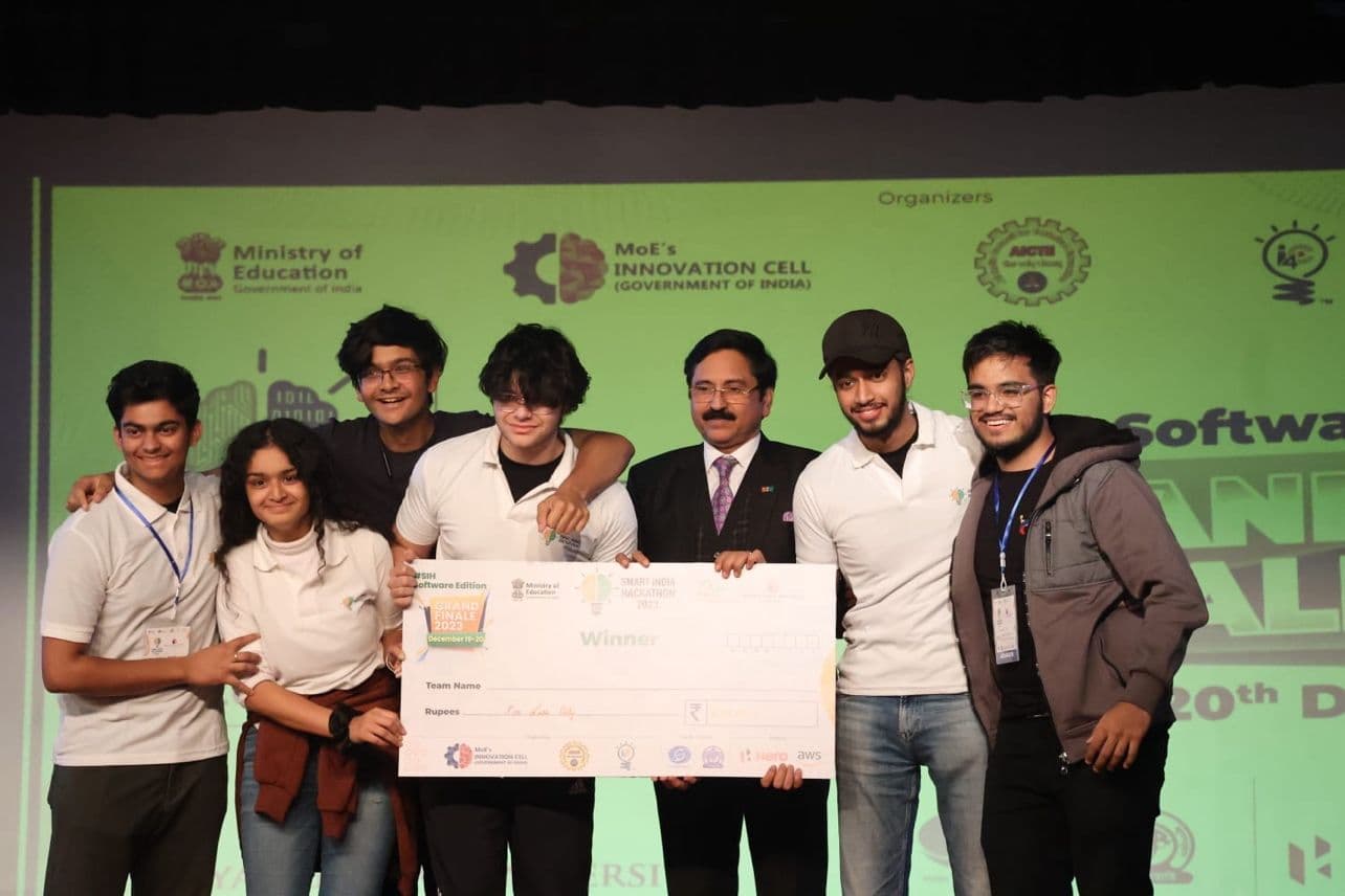 achievement-Winner - Smart India Hackathon 2023